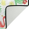 thumbnail image 5 of Dreamtimes Tropical Exotic Flamingo Palm Area Rug, 36"x24" Hibiscus Flower Non-Slip Washable Indoor Door Mat, Absorbent Floor Mat for Bedroom Kitchen Entryway Bathroom, 5 of 7