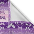 thumbnail image 4 of Ambesonne Butterfly Window Valance, Witchy Butterfly Pattern, 42" X 12", Dark Lavender Purple Rose, 4 of 4