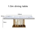 thumbnail image 1 of Luxury Modern Dining Table Chair Marble Desk Mobile Kitchen Tables Console Dining Table Mobile Table A Manger Home Furnitures My Lux Decor Round, 1 of 11