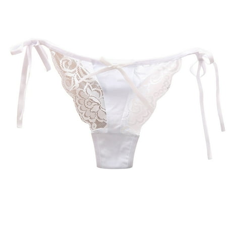 

Womens Panties Women Lace Thong Low Waist Lace Panties Cotton Underwear