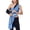 Sky Blue_002, variant on Women's Post Shoulder Surgery Dresses Chest Recovery Tear Away Sleeveless Shirts Comfortable After Rotator Cuff Adaptive Clothes Blue XL
