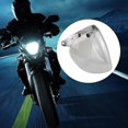 thumbnail image 1 of Visor de casco Yotijar Motocicleta 3 Snap Visor Parabrisas Front Bubble Lens gris claro, 1 of 10