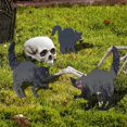 thumbnail image 5 of 3 Pieces Acrylic Stakes Halloween Horror for Statue Garden Black Stake Yard Art Outdoor Animal Decoration, 5 of 5