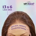 thumbnail image 3 of Sensationnel What lace 13x6 Wigs - latisha lacefrontal hand tied glueless synthetic with natural density preplucked hairline (Off Black 1B), 3 of 10