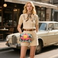 thumbnail image 6 of FORMRS Women Crossbody Purse with Chain Strap Vegan Leather Shoulder Handbag, Geometric Circle, 6 of 7