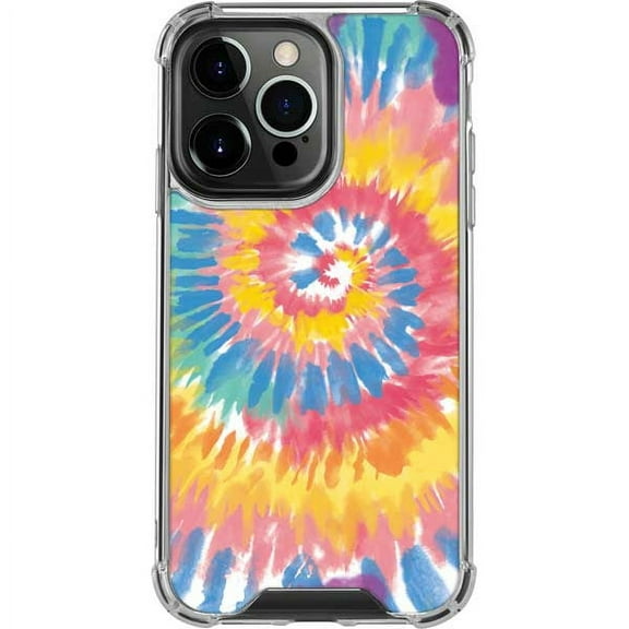 Skinit Rainbow Tie Dye iPhone 14 Pro Clear Case