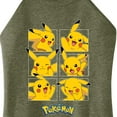 thumbnail image 3 of Pokémon - Pikachu Grid - Juniors High Neck Tank Top, 3 of 5