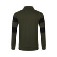 thumbnail image 5 of safuny Men's Color Block Shackets Casual Sports Activewear Outwear Long Sleeve Shirts Jackets Turn Down Collar Sweatshirts Button Fashion Suit Tops Big&Tall Green L, 5 of 9
