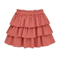 thumbnail image 3 of yillto Womens Shorts Skirts Ruffle High Waist Wide Leg Loose Shorts Summer Lightweight Flowy Shorts, 3 of 7