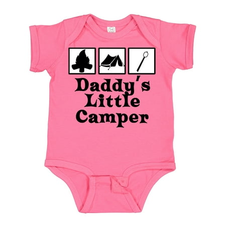 

Inktastic Daddy s Little Camper Boys or Girls Baby Bodysuit