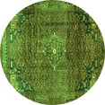 thumbnail image 1 of Ahgly Company Indoor Round Persian Green Traditional Area Rugs, 6' Round, 1 of 1