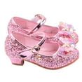 thumbnail image 6 of Puntoco Girls Dress Shoes Wedding Party Heel Mary Jane Princess Flower Shoes Kids Shoes, 6 of 9