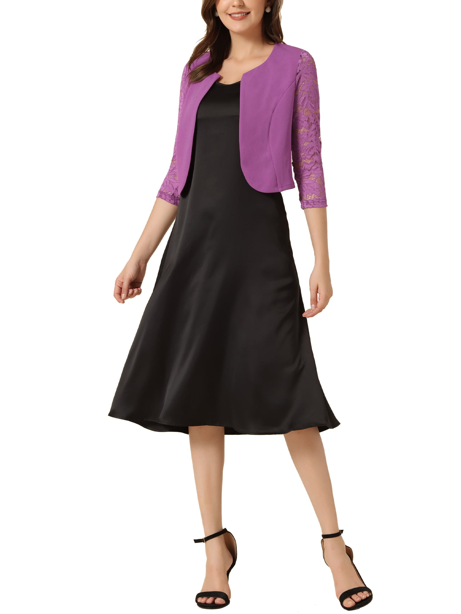 purple shrugs for dresses Womens Shrugs Purple Shrugs And Boleros For Evening Dresses Abba Outfits For Women Roman Originals Chiffon Bolero Shrug For