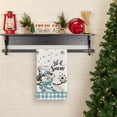 thumbnail image 4 of Blue Snowman Winter Kitchen Towels Dish Towels, 18x26 Inch Daily Buffalo Plaid Christmas Decoration Hand Towels Set of 2, 4 of 6