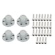 thumbnail image 4 of Tapacubos de metal 1.9 2.2 para 1/10 RC Crawler SCX10 II CC01 RC Car Parts, Set, con plata mate, 4 of 9
