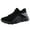 Black, variant on CAICJ98 Womens Tennis Shoes Women's Walking Shoes - Casual Breathable Tennis Slip on Sneakers,Grey
