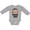 AC-Heather Grey, variant on Inktastic Monkey I Love Hanging out with My Papa Boys or Girls Long Sleeve Baby Bodysuit