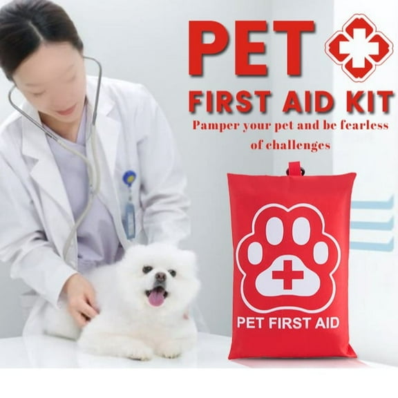 Portable Pet Emergency Kit Outdoor Wound Care for Cats Dogs