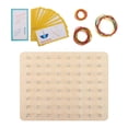thumbnail image 3 of Juego de geoplanos de madera, juguete de madera con forma de tablero de cordones, juguete de bloque de de rompecabezas con 30 tarjetas de CUTICAT Geoplano de educación temprana, 3 of 8