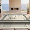 thumbnail image 2 of Design&I 5'x7' Washable Area Rug Sleek Flatweave Pet Friendly & Non-Slip Trash Word Decorative Featuring Faded Decorations Accessories for Small Living Room, Bedroom, 2 of 7