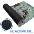 thumbnail image 6 of Long Mouse Pads for Desk,Dachshund and Flower Desk Mats on Top Of Desks, Desk Mouse Pad Extra Large with 3mm Non-Slip Base and Stitched Edge for Gaming,Office,Work,Home 35.4"x15.7", 6 of 6