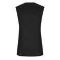 thumbnail image 5 of Men's Summer Hawaiian Printed Surf Beach Tank Top, Casual Loose Breathable Sleeveless Shirt, Black, L, 5 of 6