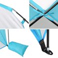 thumbnail image 4 of Zimtown Beach Tent UPF 50+ Sun Shelter Silver Coating Canopy with Extended Lightweight Porch Tent for Beach Sun Shade Fishing Hiking 7.87x5.9ft, 4 of 7