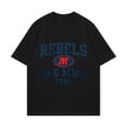 thumbnail image 2 of Ole Miss Rebels T Shirt Black College Logo Graphic Print Casual Wear For Men And Women University Spirit Apparel 1848 Vintage Style Design, 2 of 4