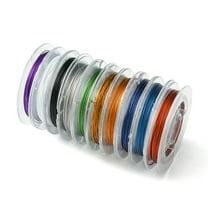 Tail Wire Nylon-coated Stainless Steel Mixed color 25 Gauge(0.45mm) 32.8 Feet(10m)/roll