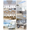 thumbnail image 5 of Fluorescent Light Covers for Ceiling Lights 3 Pack, Blue Flowers Magnetic Ceiling Light Covers 2x4ft for Classroom Office School, Watercolor Summer Botanical Floral Overhead Drop Ceiling Light Shade, 5 of 7