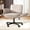Beige, variant on Criss  Chair with Wheels & Armrests, -Legged Swivel Office Chair, PU Leather  Chair with , Comfortable Chairs for  Office, Bedroom, Beige