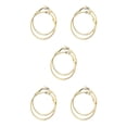 thumbnail image 1 of Sonducket 1 par de suministros de joyería, pendiente para mujer, regalo para Amiga, círculo liso con orificio para la oreja, decoración para mujer para tipo32 5piezas Sonducket CBP219168, 1 of 5
