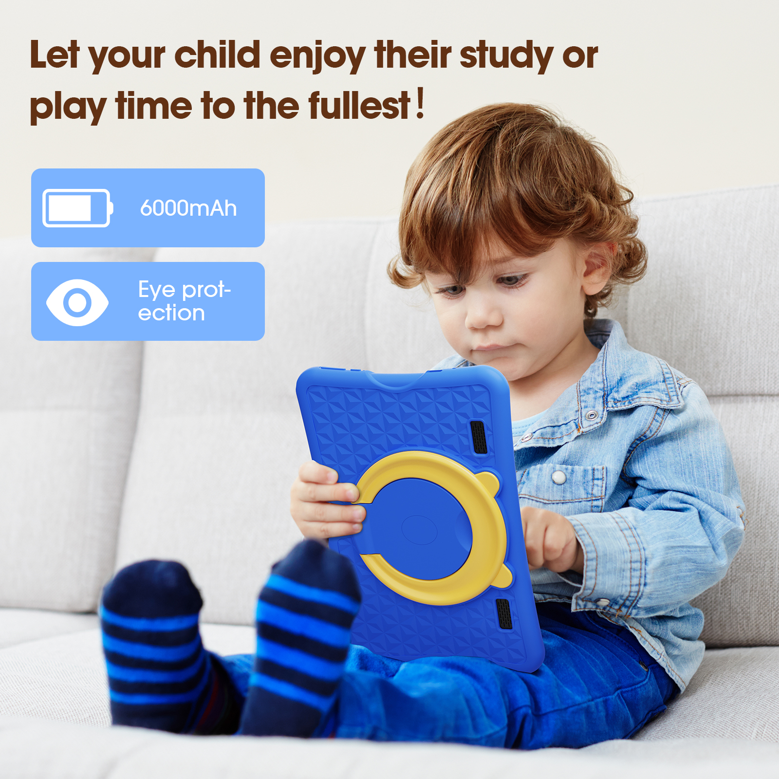 Haudio 10.1" Kids Android 15 Tablet with Parental Controls photo 2