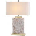 thumbnail image 2 of Safavieh Tory 10 in Brushed Gold Table Lamps White Coastal Shades, 2 of 2