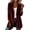 20-Wine, variant on Corduroy Jacket Women Light Weight Button Down Corduroy Shacket M