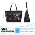 thumbnail image 4 of Fotbe Casino Cards Poker Bolsa de Viaje para Playa - Resistente al Agua, Bolsa Tote de Gran Capacidad y Ligera con 7 Bolsillos para Mujeres y Hombres, 4 of 7