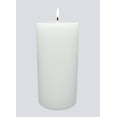 thumbnail image 2 of Mainstays Unscented Pillar Candles, 3-Pack, 3x6 Inches, White, 2 of 6