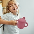 thumbnail image 4 of Infant Silicone Learning Drink Cup with Straw, Leak-Proof Training Cup for Toddlers, Soft and Safe Baby Water Cup, BPA Free, Dishwasher Safe, Ideal for Independent Drinking, 4 of 5