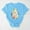 Blue, variant on Easter Shirt Womens Plus Size Crew Neck Short Sleeve Teen Bunny and Egg Print T-Shirt Casual Spring Tops