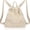 Khaki, variant on Woven Large-Capacity Washable Backpack, Resort-Style Drawstring Rucksack – Ideal for Daily Use and Travel