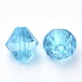 thumbnail image 3 of Dsseng Transparent Acrylic Beads Frosted Bead in Bead Flower Mixed Color, 3 of 3