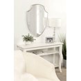 thumbnail image 7 of Kate and Laurel Caskill Traditional Shield Wall Mirror, 24 x 32, Silver, Decorative Glamorous Mirror with Shield Shaped Frame and Elegant Chrome Finish for Wall Decor, 7 of 7