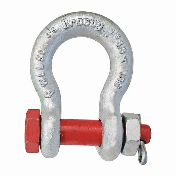 Crosby Anchor Shackle,5/8" Body Sz,Painted 1021038