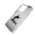 thumbnail image 2 of Miami Marlins Linen Logo iPhone Clear Case, 2 of 6