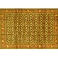 thumbnail image 1 of Ahgly Company Machine Washable Indoor Rectangle Persian Yellow Traditional Area Rugs, 2' x 3', 1 of 4