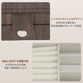 thumbnail image 5 of Unique Bargains Portable Jewelry Box PU Organizer Beige Deep Brown, 5 of 6