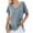 Blue, variant on Herrnalise Women's Classic-Fit 100% Cotton Short-Sleeve V-Neck T-Shirt