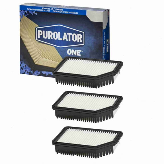 3 pc Purolator ONE A16200 Air Filters for Intake Inlet Manifold Fuel Delivery Filters Fits select: 2012-2019 KIA SOUL, 2012-2017 HYUNDAI ACCENT