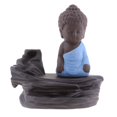 thumbnail image 1 of Estatua de Quemador de , Pequeño Monje, Meditación, Cono de Buda, de Cerámica, Fragancias para El Color Del Hogar, Azul / Verde / R Baoblaze Encendedor de retroceso, 1 of 8