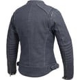 thumbnail image 2 of First Mfg Co - Jada - Women's Motorcycle Biker Riding Blue Denim Jacket - Large, 2 of 5